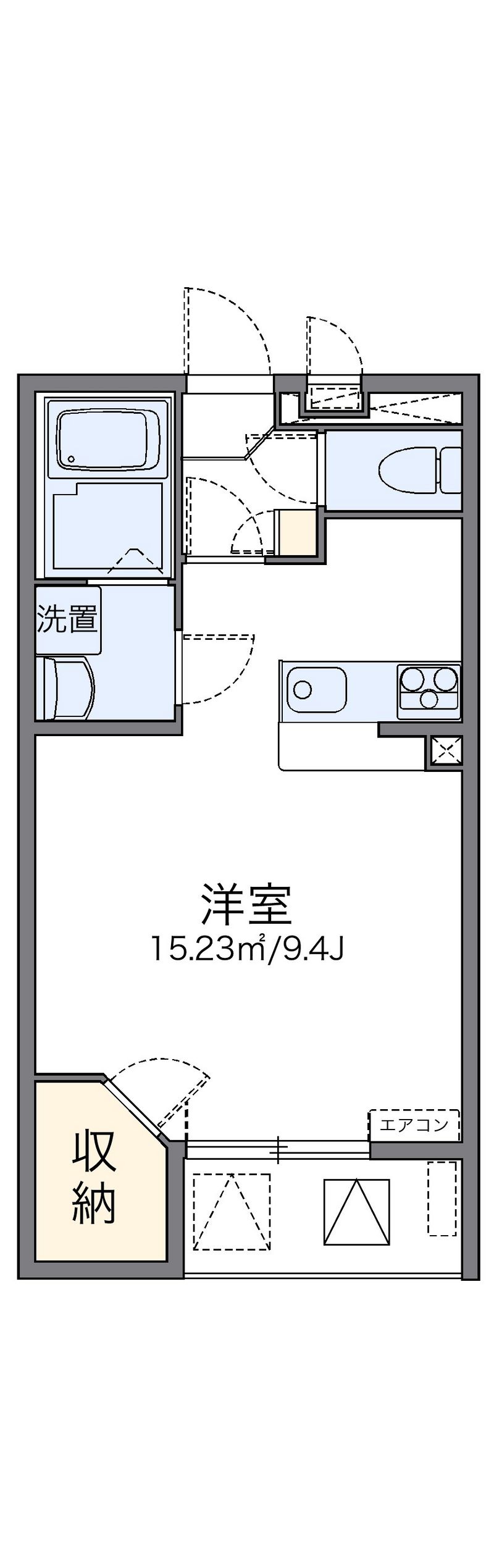 レオネクストエクレール北今市 間取図