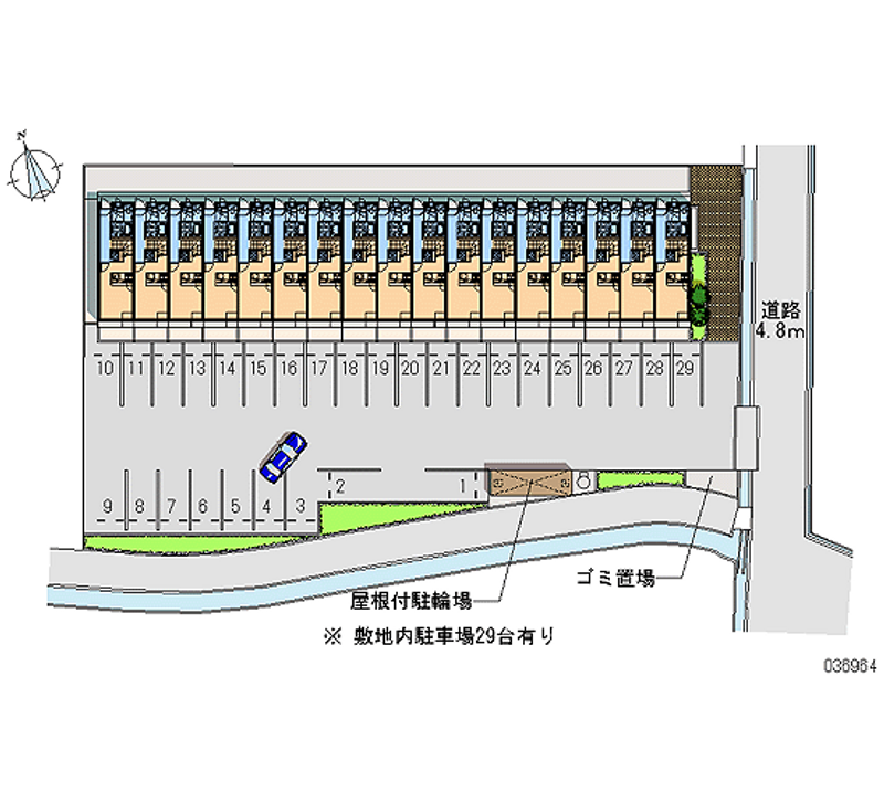 36964 Monthly parking lot