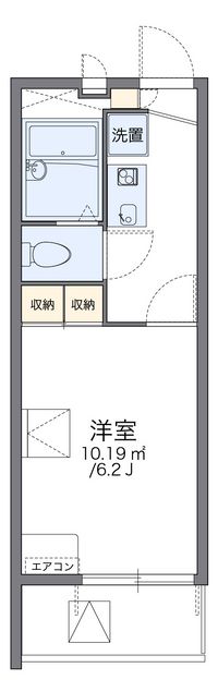 レオパレスエルソル 間取り図