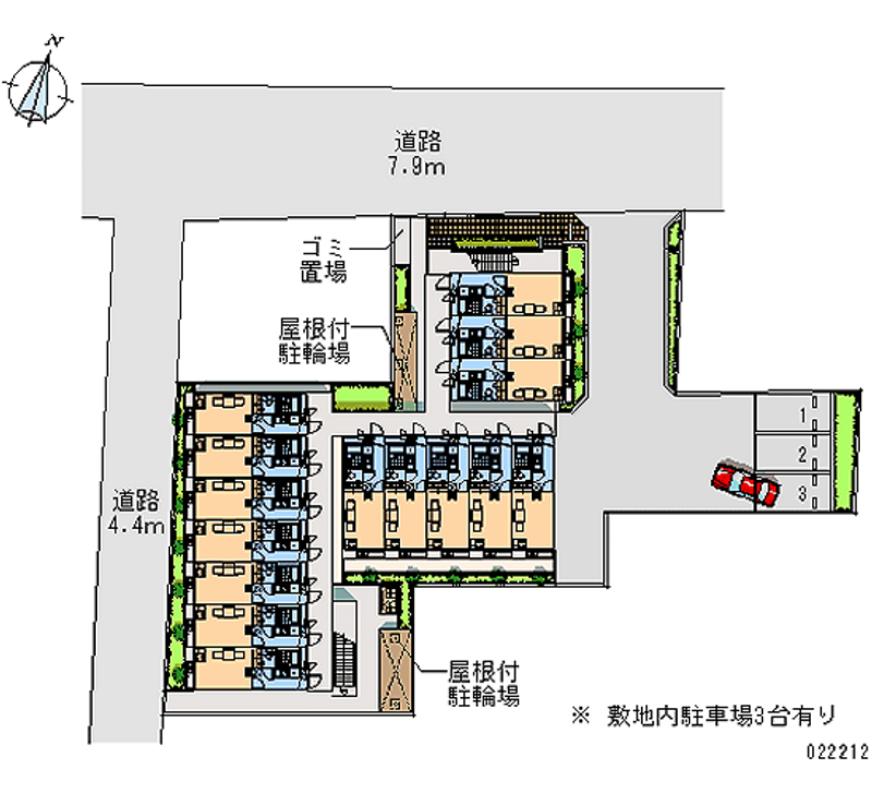 22212月租停車場