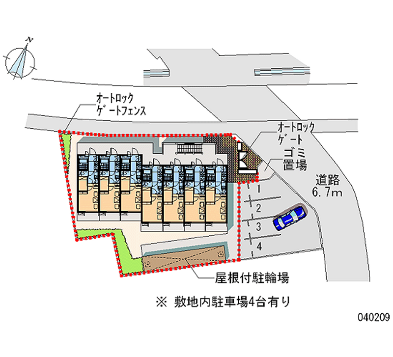 レオパレスユウ 共用部分