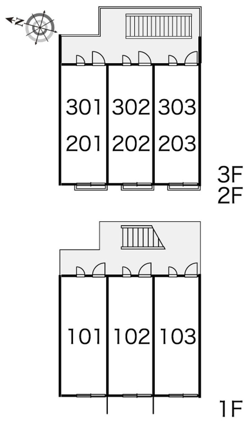 leopalace Yotsugi Floor plan layout diagram