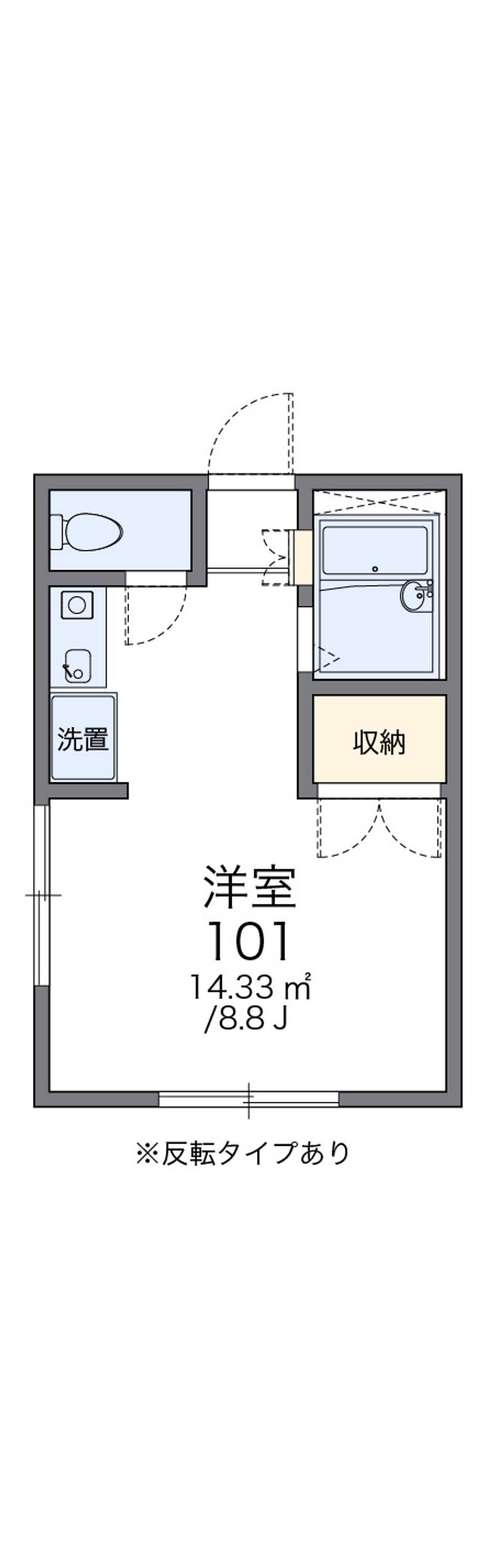 レオパレスＳＨＩＺＵＫＡ 間取図