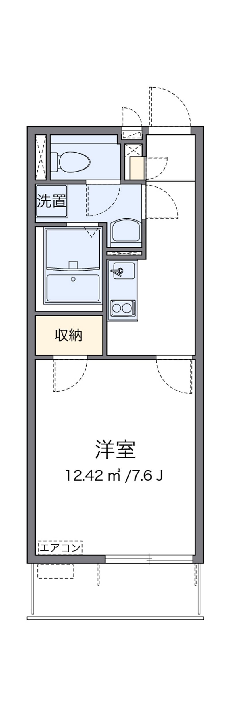 クレイノミオラヴィラ 間取図