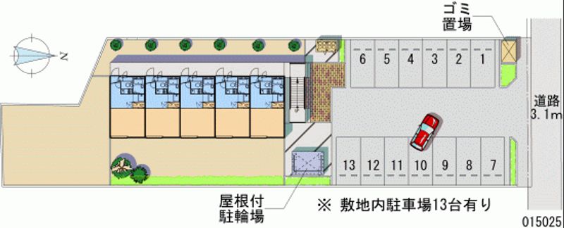 レオパレスＨａｐｐｙ 月極駐車場