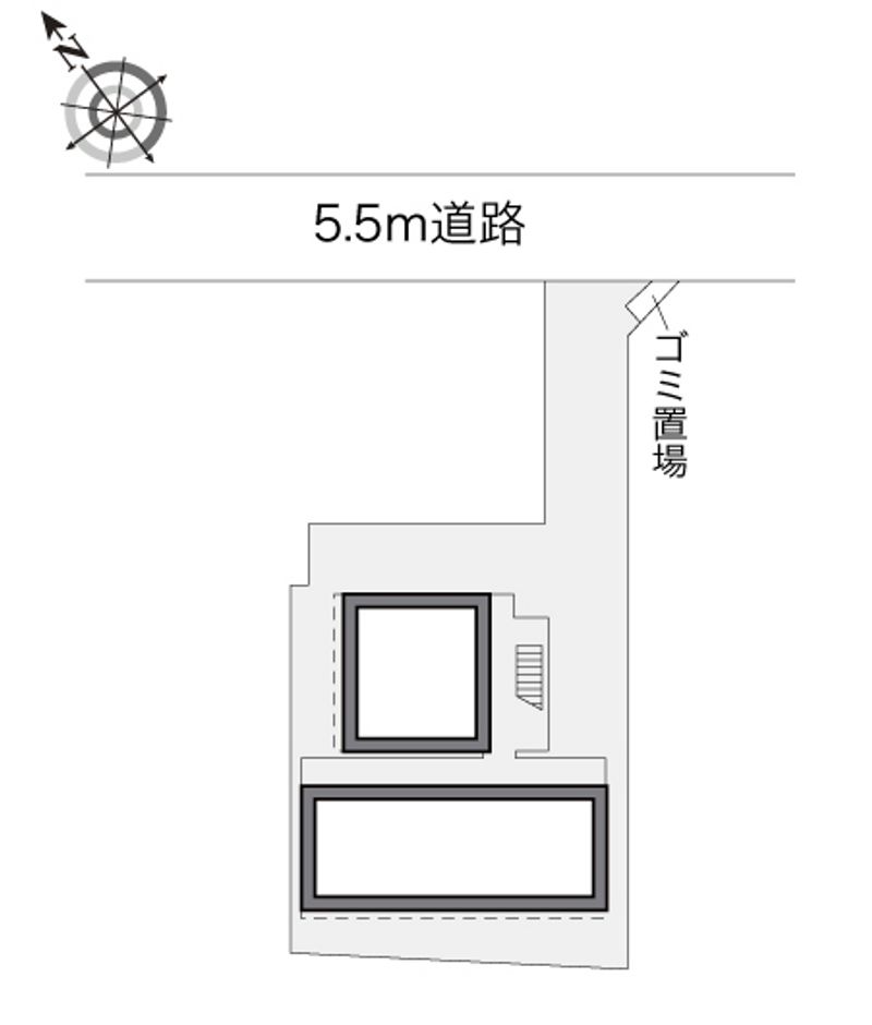 レオパレスアムール 配置図