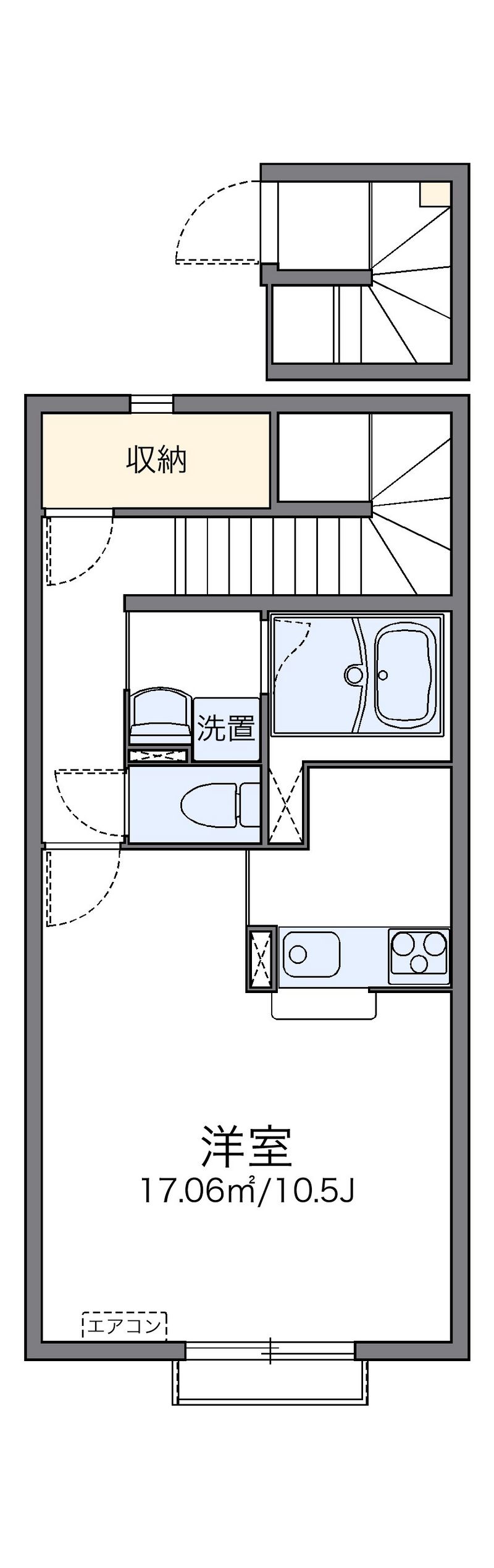 レオネクストラーラⅡ 間取図