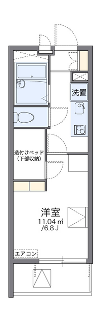 レオパレスひまわり荘 間取り図