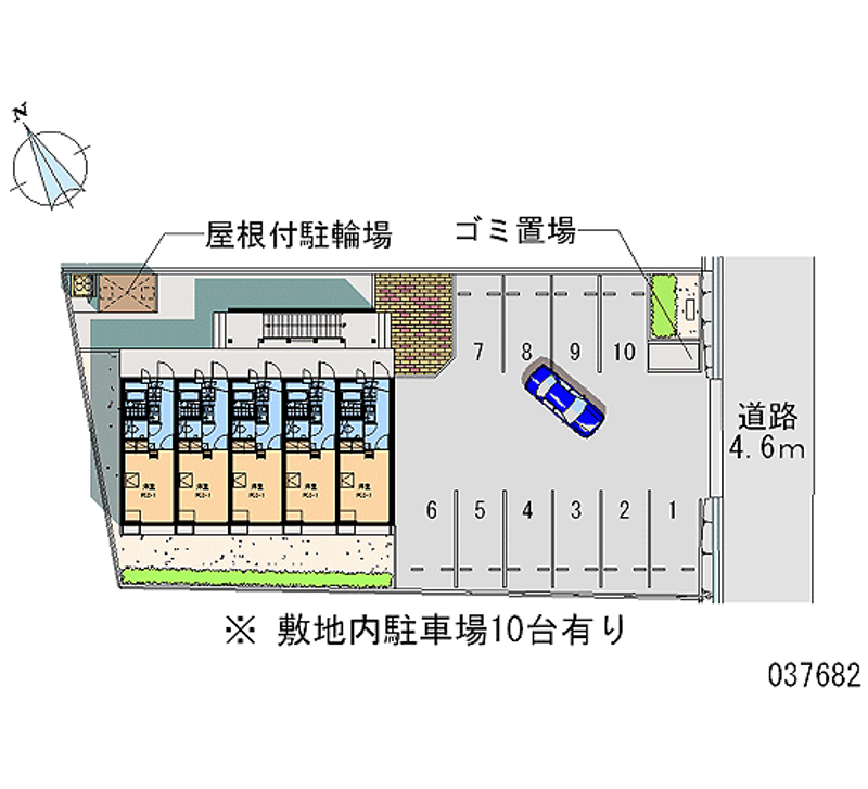 37682月租停车场