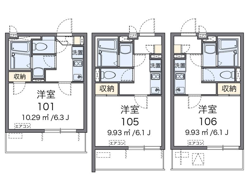 レオネクストレジスター本郷 間取図