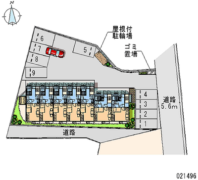 21496 Monthly parking lot