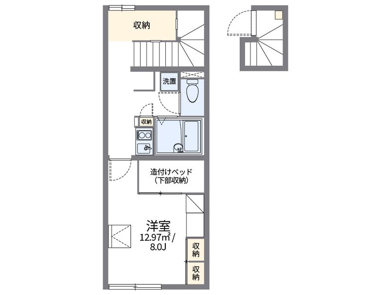 レオパレスＤＥＬＲＥＹ 間取図