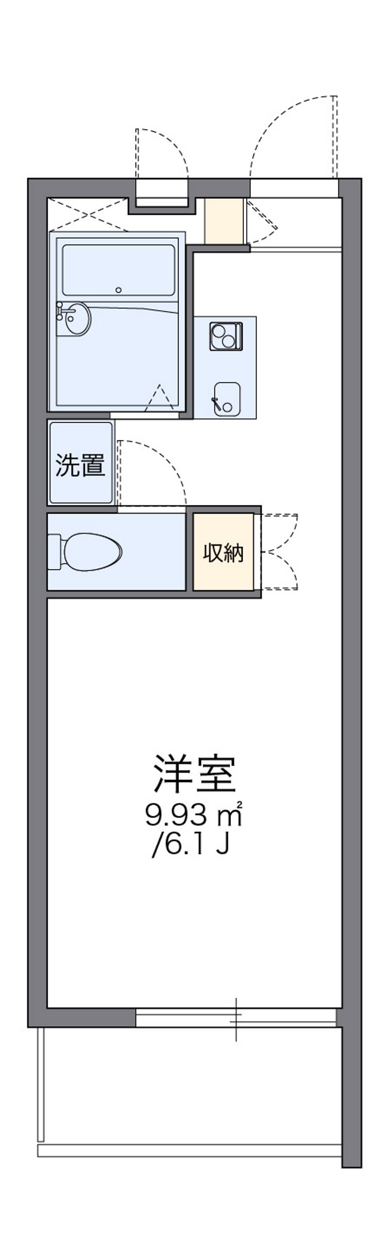 レオパレスＫ　Ｔ 間取図