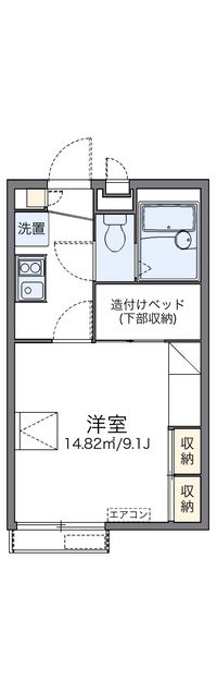 レオパレスＯｓｈｉｍａ 間取り図