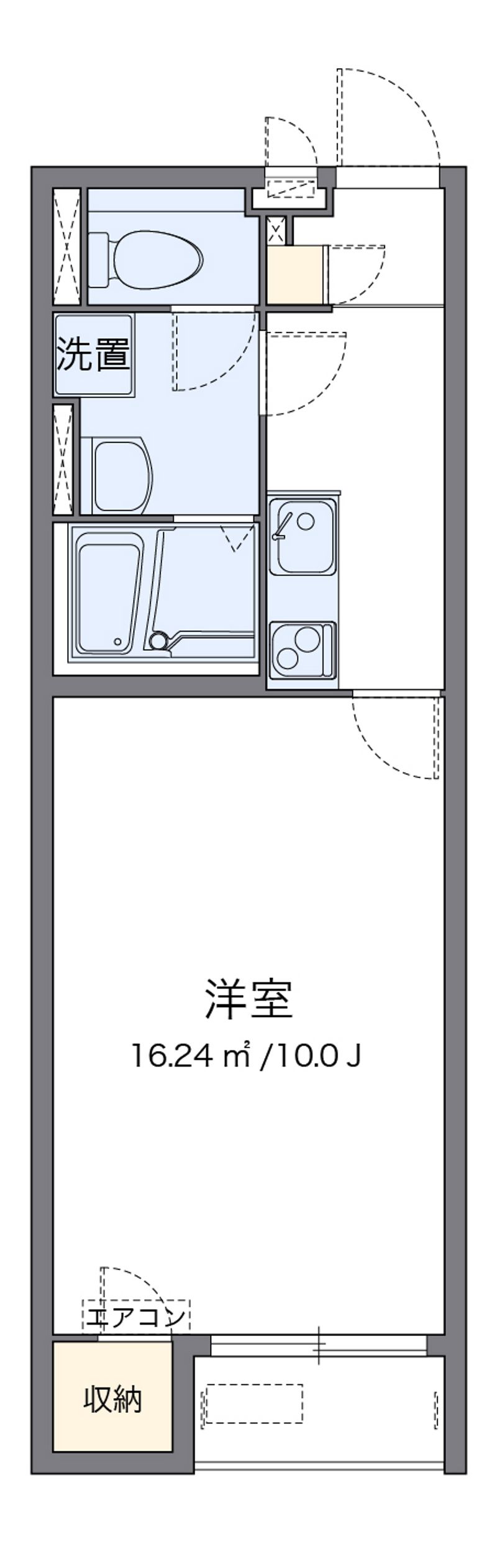 クレイノ龍 間取図