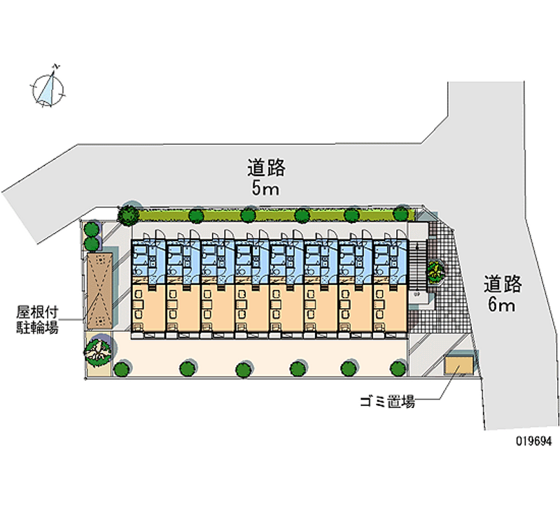 レオパレスサニープレイス清瀬 区画図