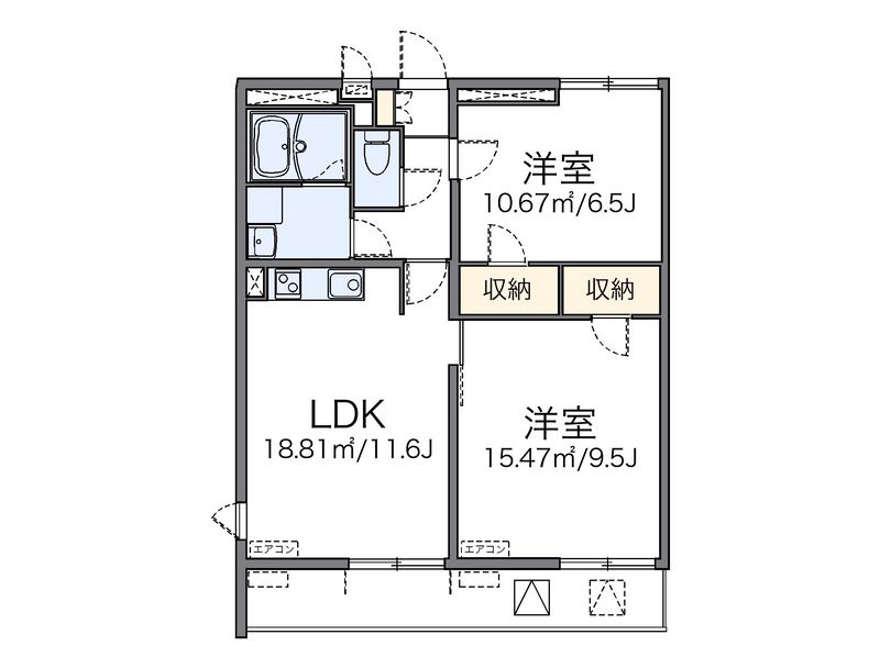 レオネクストラピス　オリゾン 間取図