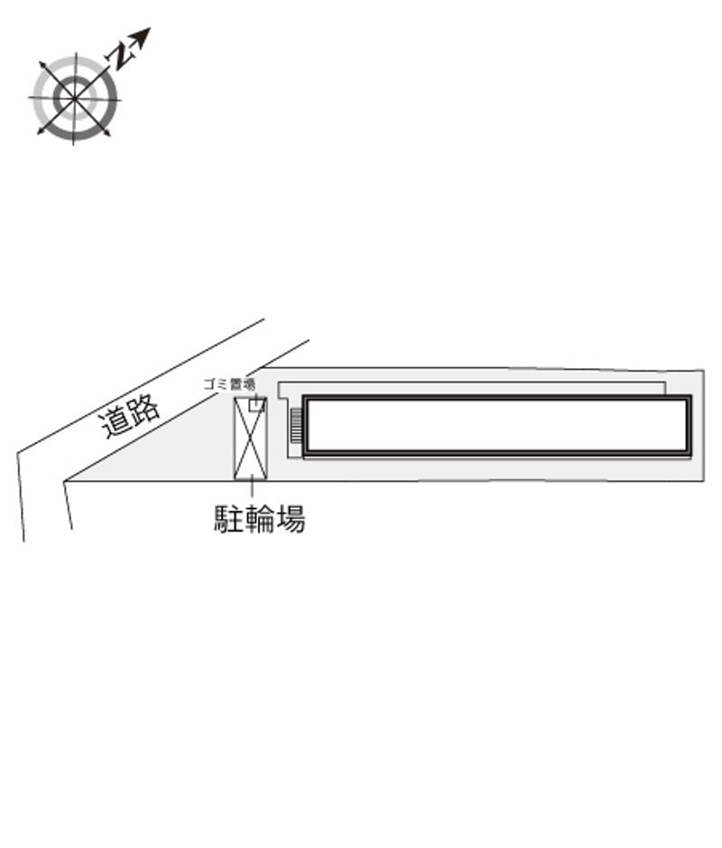レオパレス潮見台Ⅱ 配置図