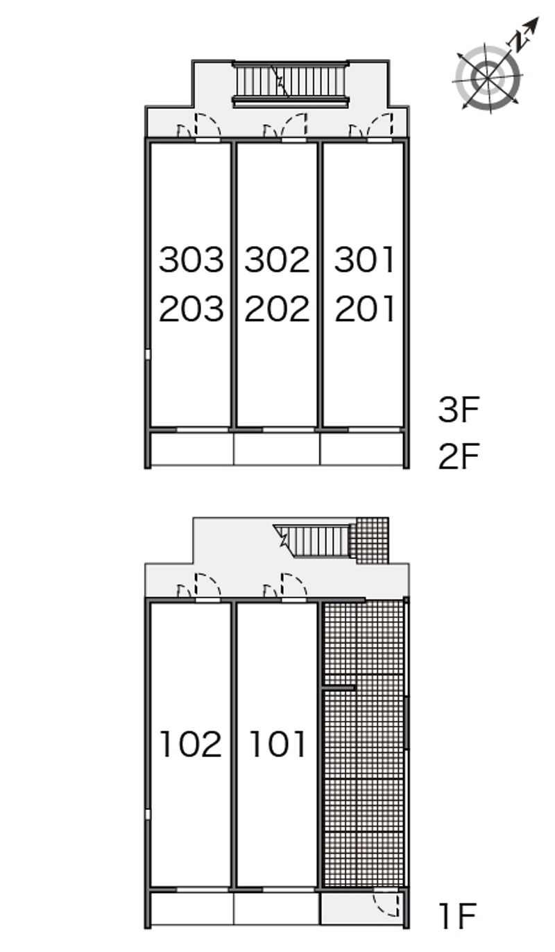レオネクストリベルテ 間取配置図