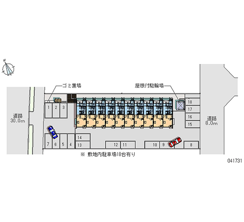 41731月租停車場