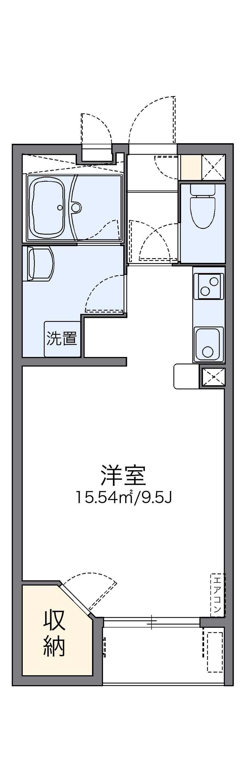 レオネクストプリーモ　Ｂ 間取図