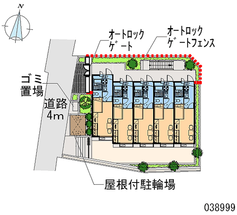 レオパレスはなみずき 区画図
