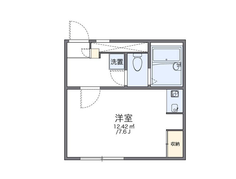レオパレスＳ．Ｆ 間取図