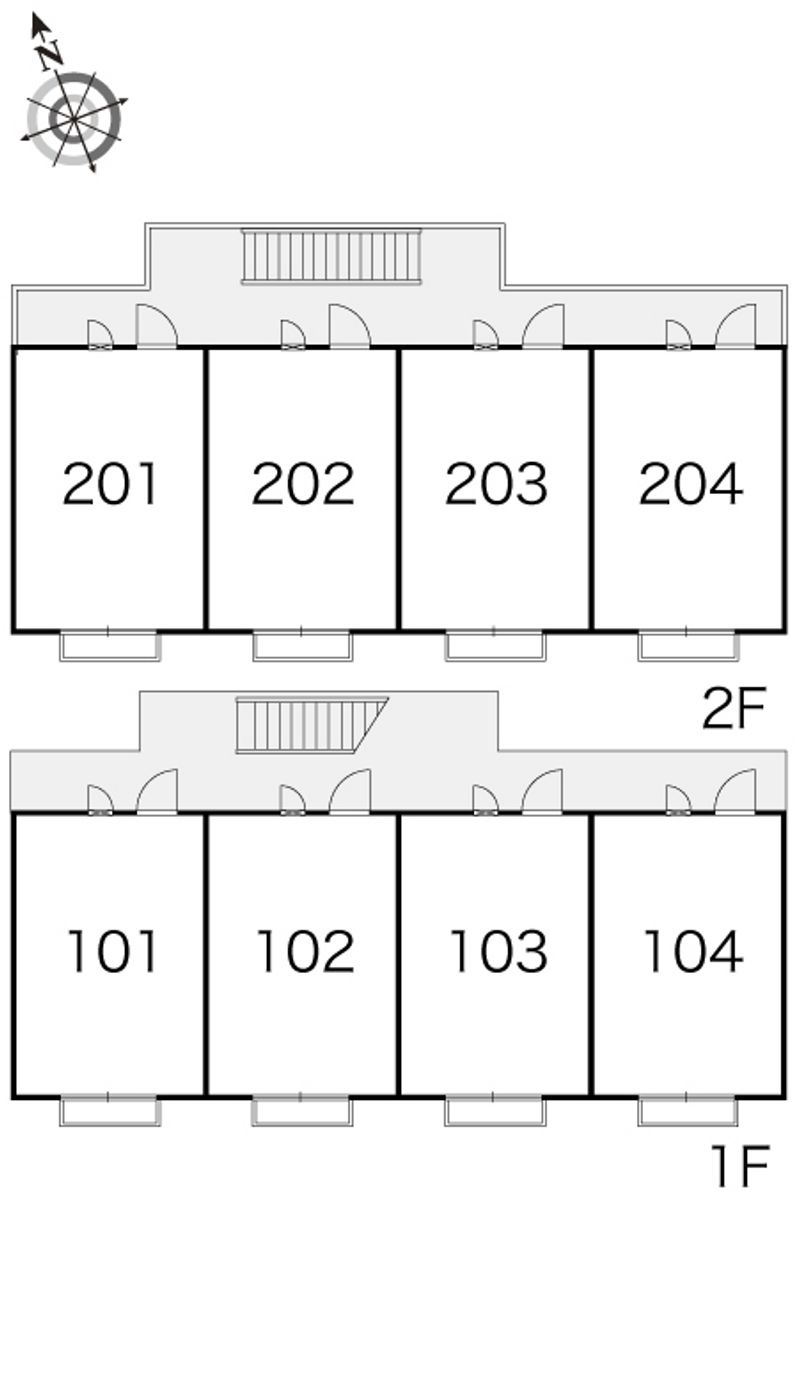 レオパレスＷＩＴＨ 間取配置図