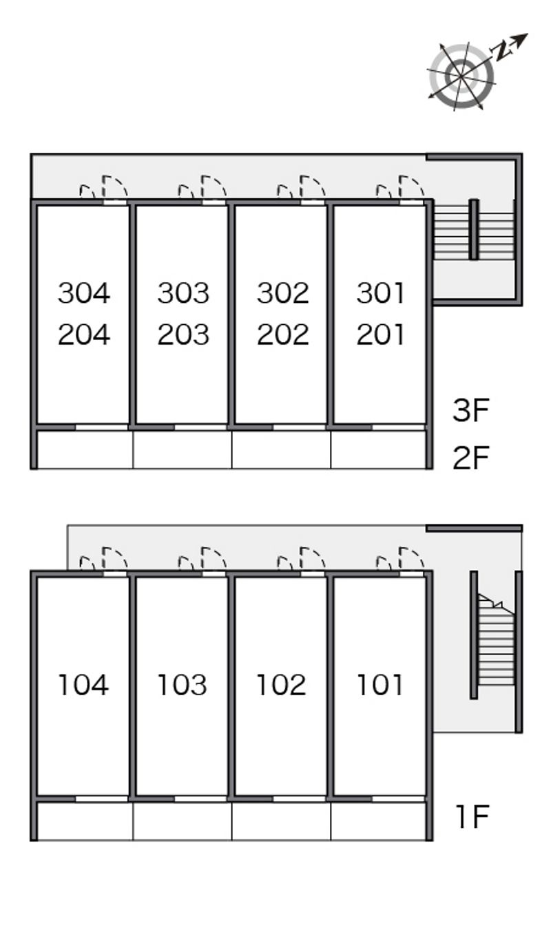 レオネクスト伊祖 間取り配置図