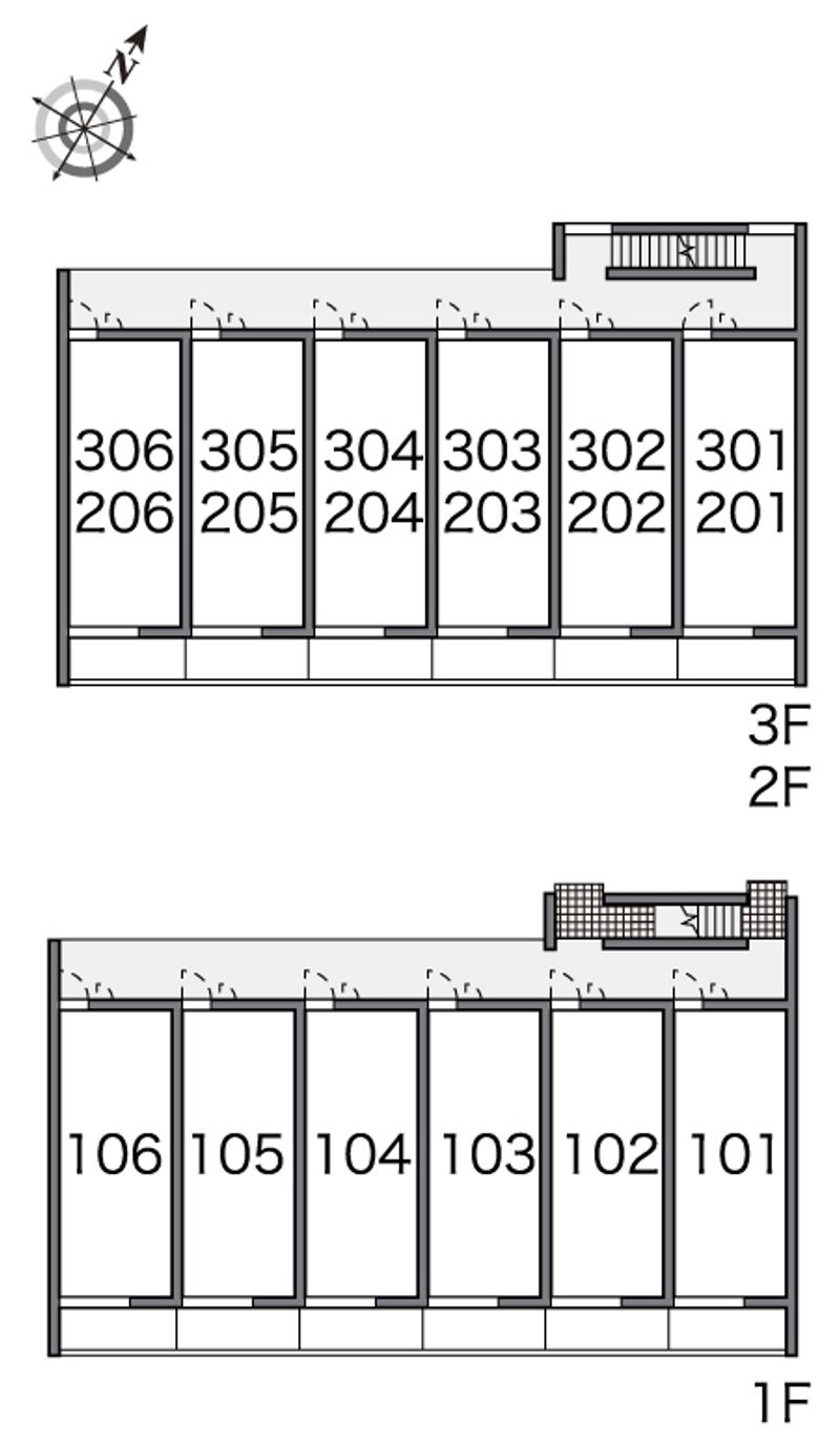 レオネクストプランドール真嘉比 間取配置図