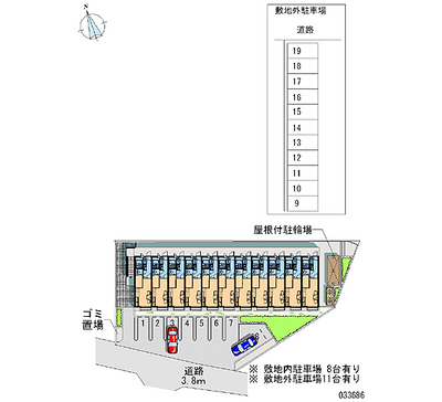 33686 Monthly parking lot