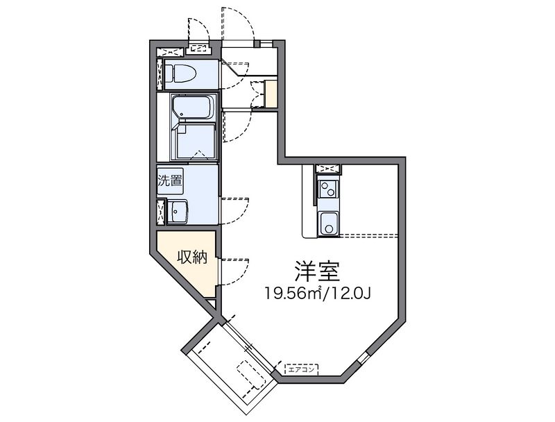 レオネクストくりの木 間取図