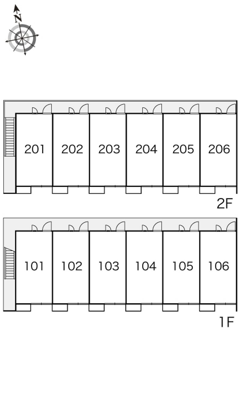 レオパレス四季 間取配置図