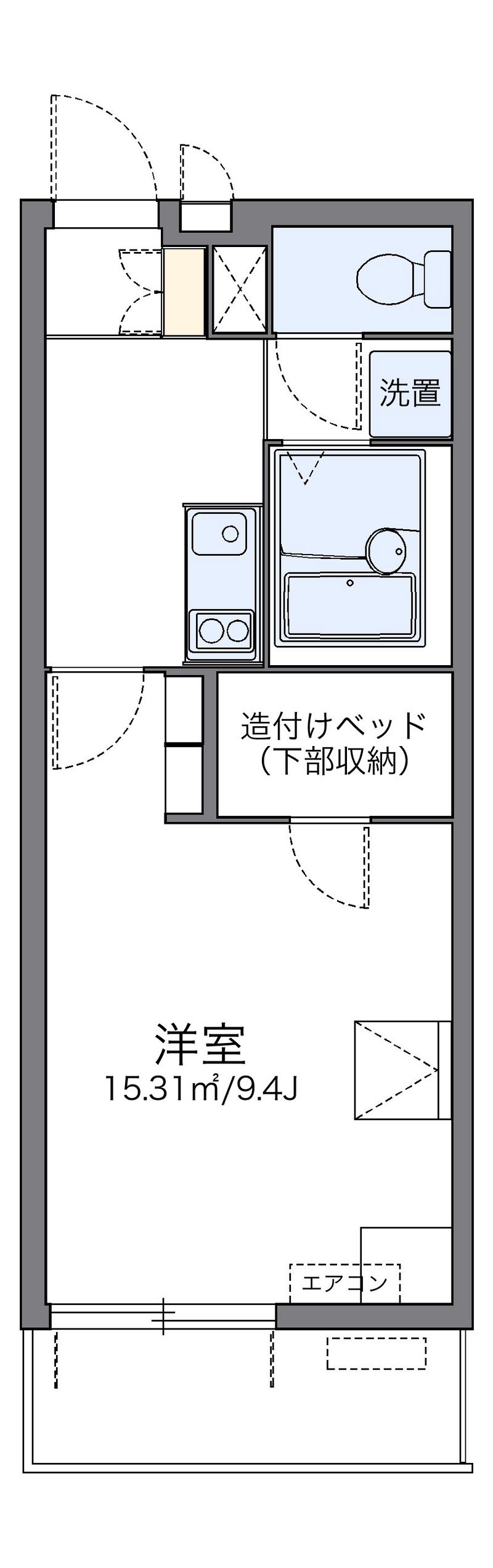 レオパレスＭＡＲＵＴＯ京田辺 間取図
