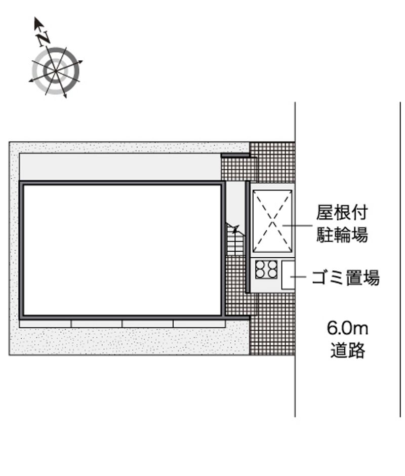 レオパレスヴィラージュ長洲Ⅱ 配置図