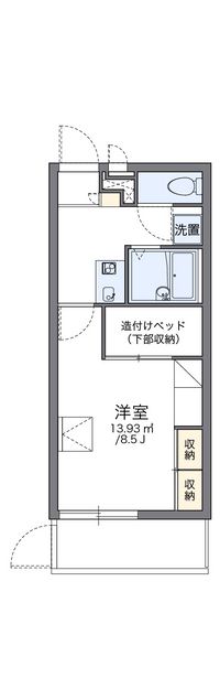 レオパレス日野ＯＧＭⅢ 間取り図