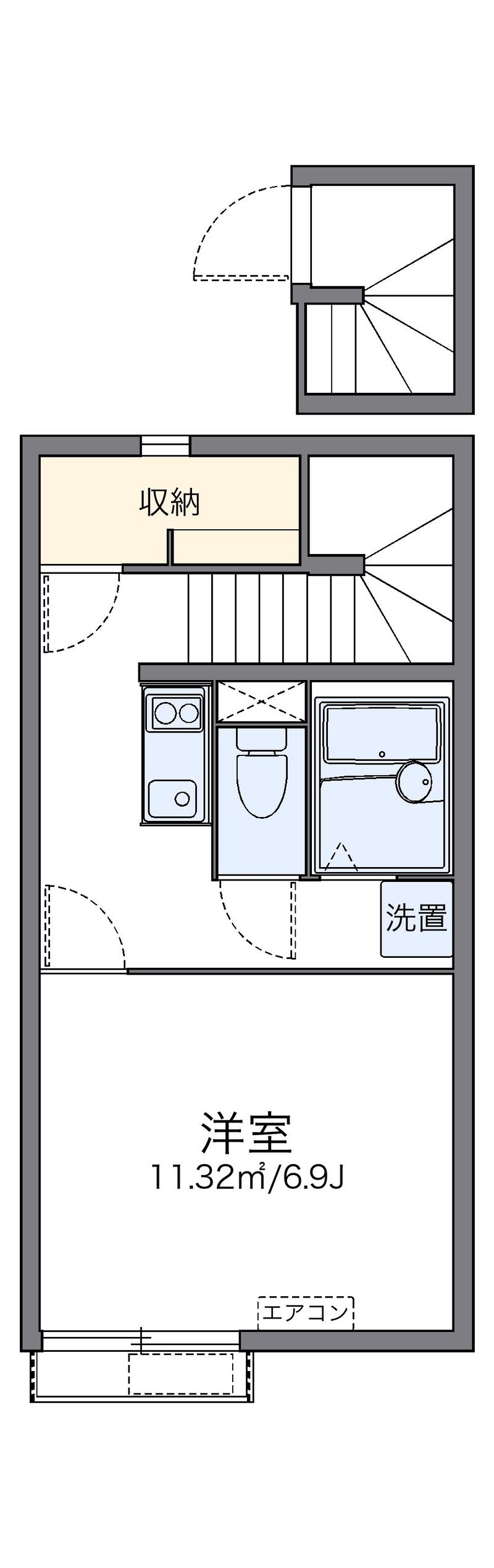 レオネクスト萩原 間取図