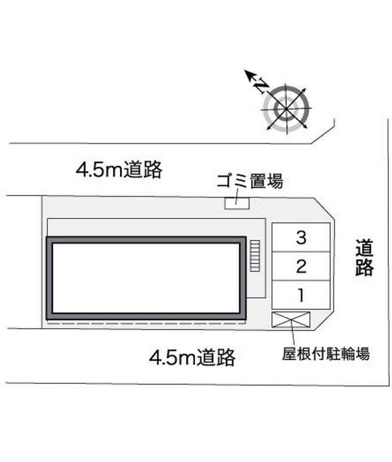 レオパレスラーク　ヒル 配置図
