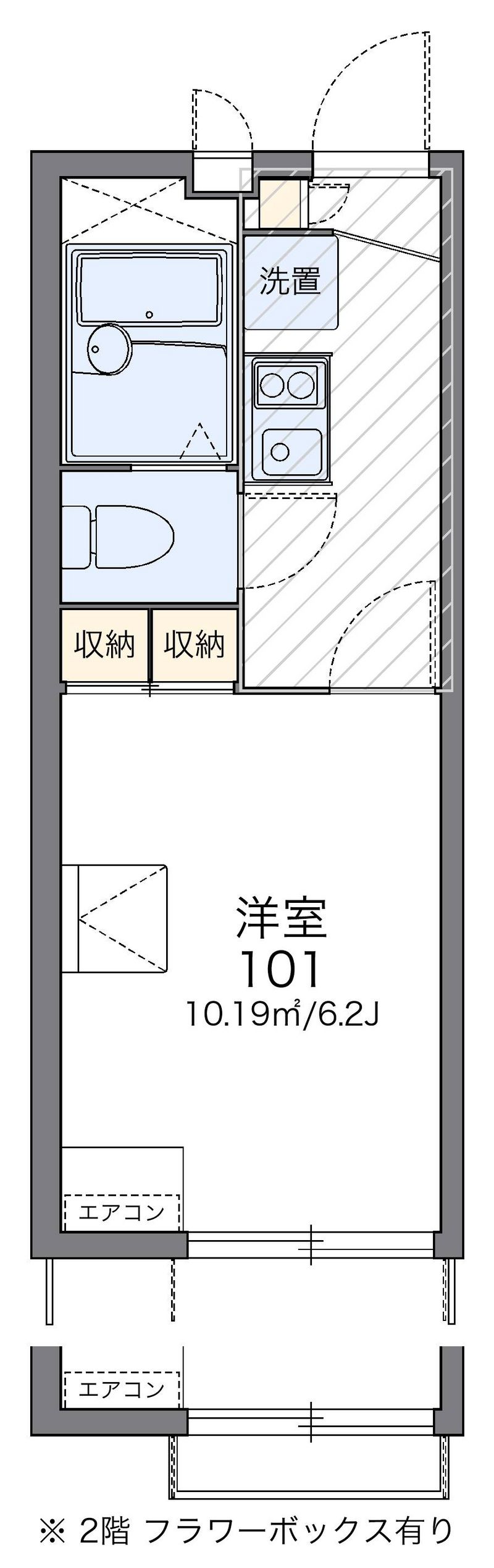 レオパレスＭａｐｌｅ 間取図