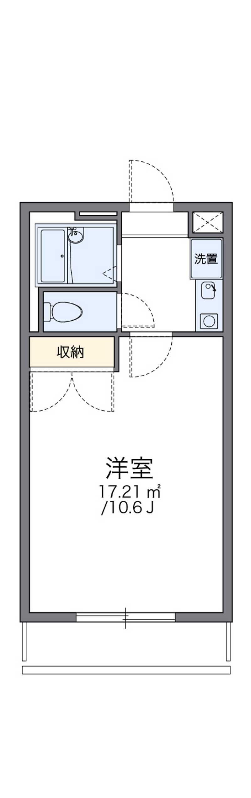 レオパレス八代 間取り
