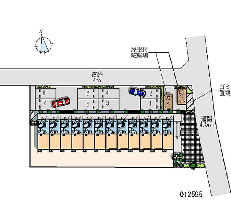 12595 Monthly parking lot