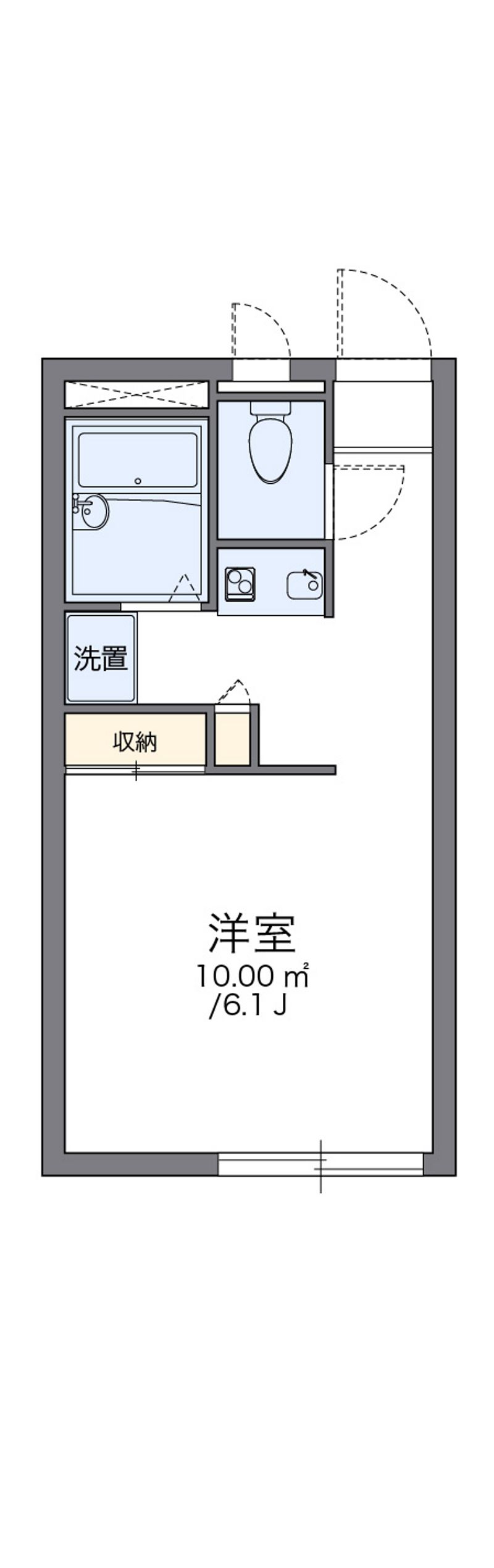 レオパレス須磨の森 間取図