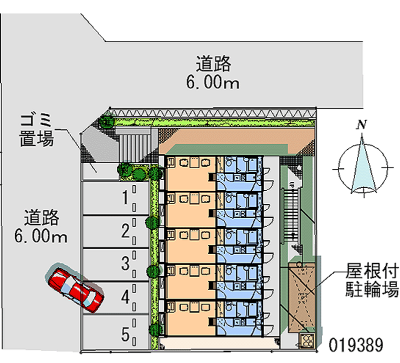 レオパレスＣａｓａ１０ 月極駐車場