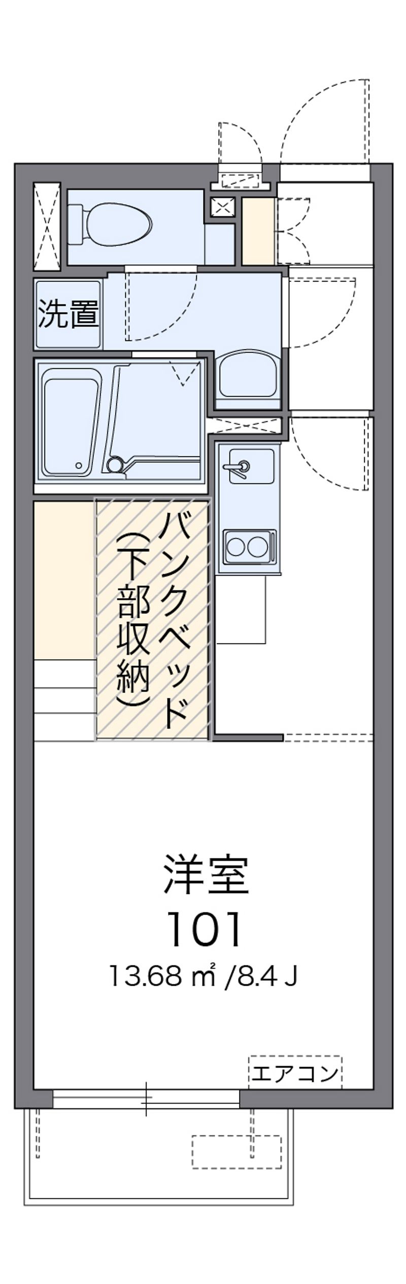 ミランダメゾンド　スヴニール 間取図