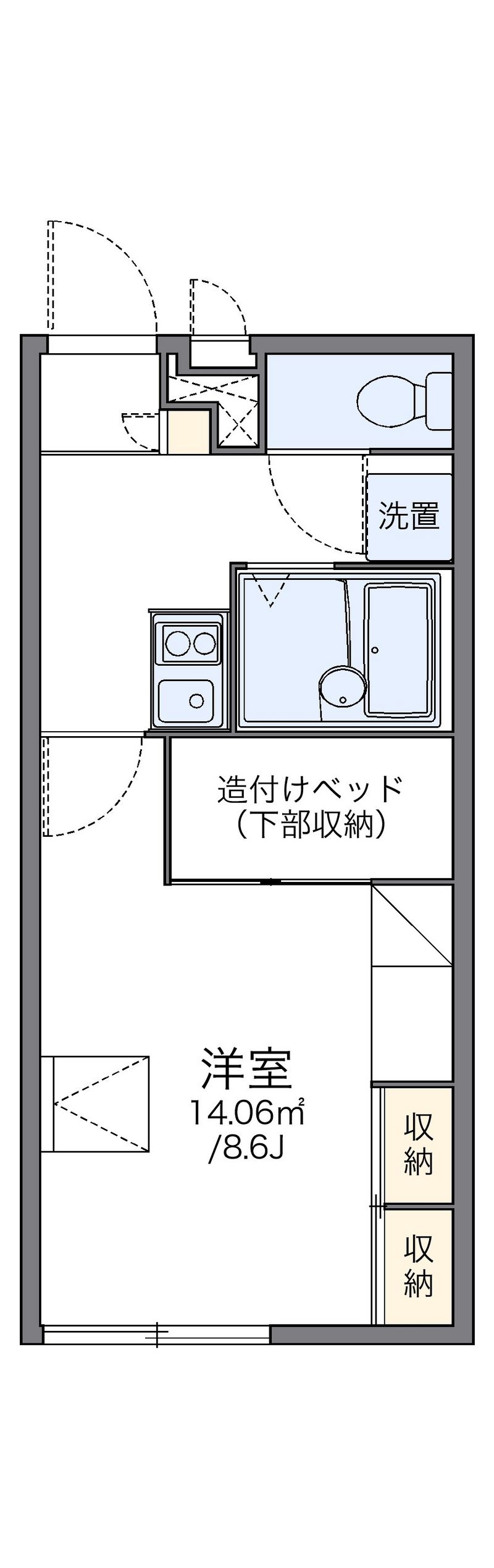 レオパレスＳＯＬＥＩＬ 間取図