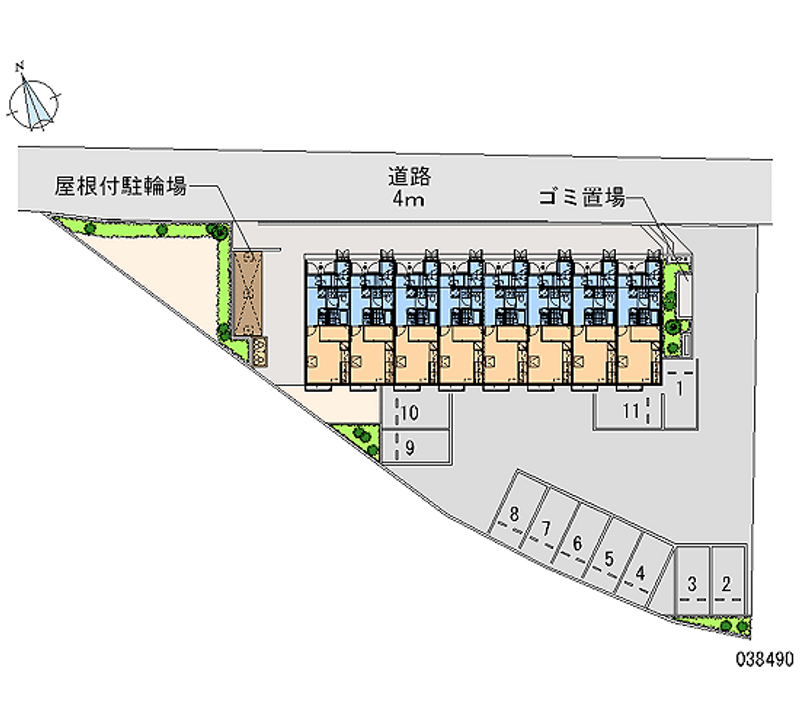 38490 Monthly parking lot