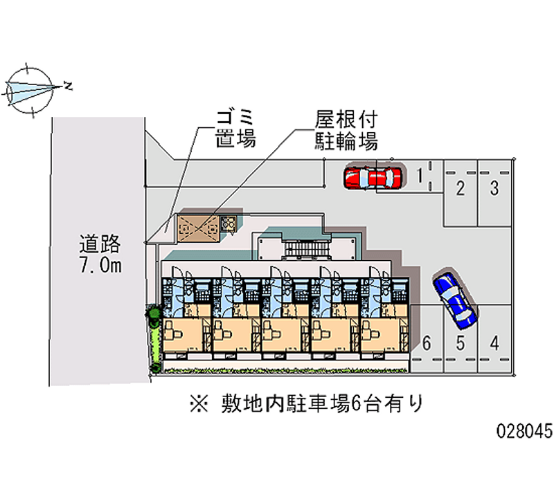 レオパレスカネキュウ 月極駐車場