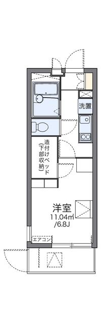 レオパレス伊勢吉 間取り図