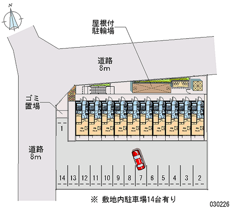 30226 Monthly parking lot