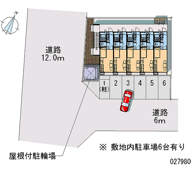 レオパレスハマダテ 月極駐車場